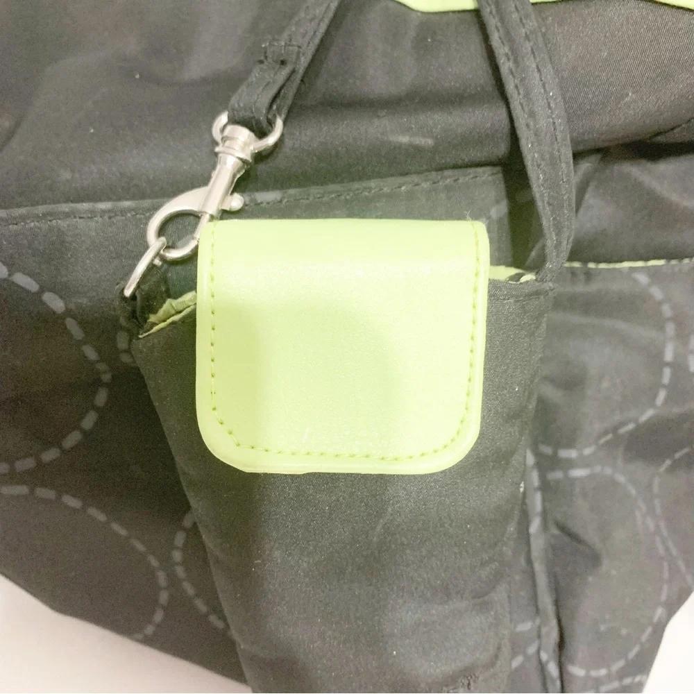 Carter's Tonal Dot Top Zip Tote Diaper Bag Top Handles Organizational Pockets